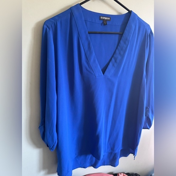 Express Blue Women's Top - Picture 1 of 2